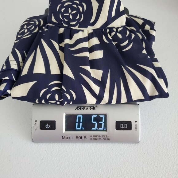 Corey Lynn Calter Womens Blue Cream Abstract Floral A Line Skirt Size M Flowy - Picture 7 of 8